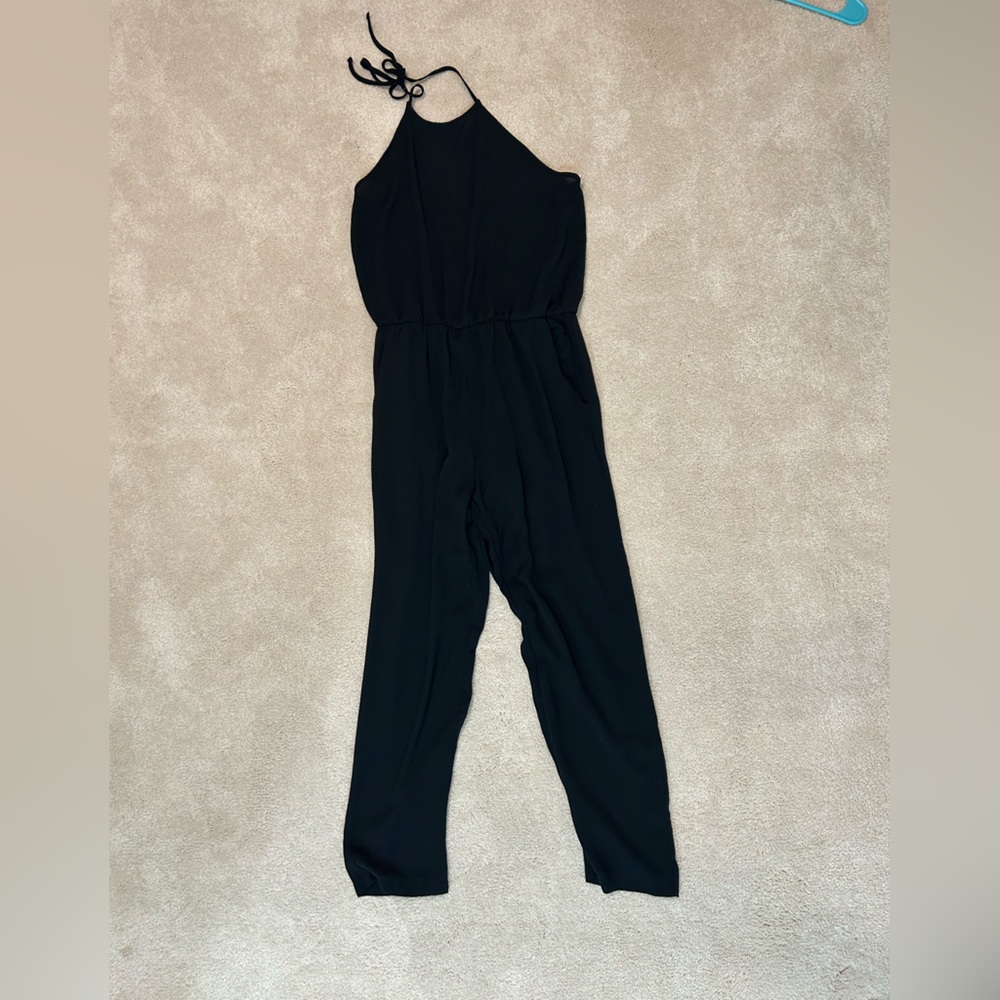 Forever 21 Black halter jumpsuit